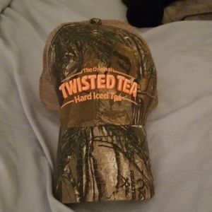 Samuel adams twisted tea camo baseball hat